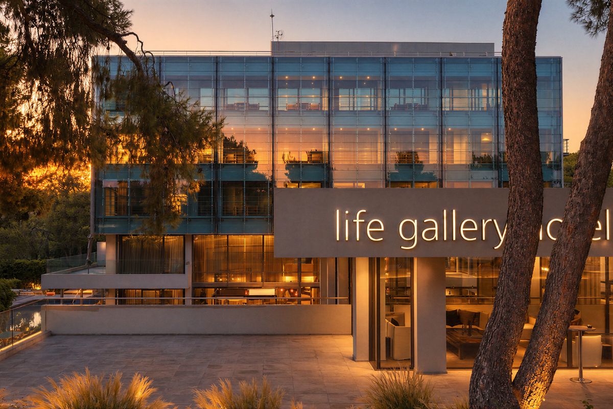 Life Gallery Athens Entrance